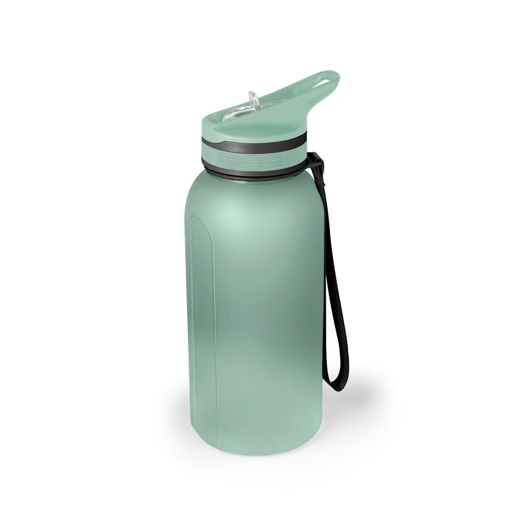 Gourde de sport publicitaire avec paille 1.2L TYSON Vert Clair
